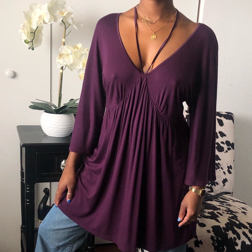 Deep V Neck convertible dress